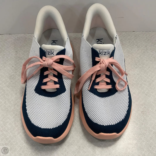 Shoes Athletic By Kizik In Blue & White, Size: 8