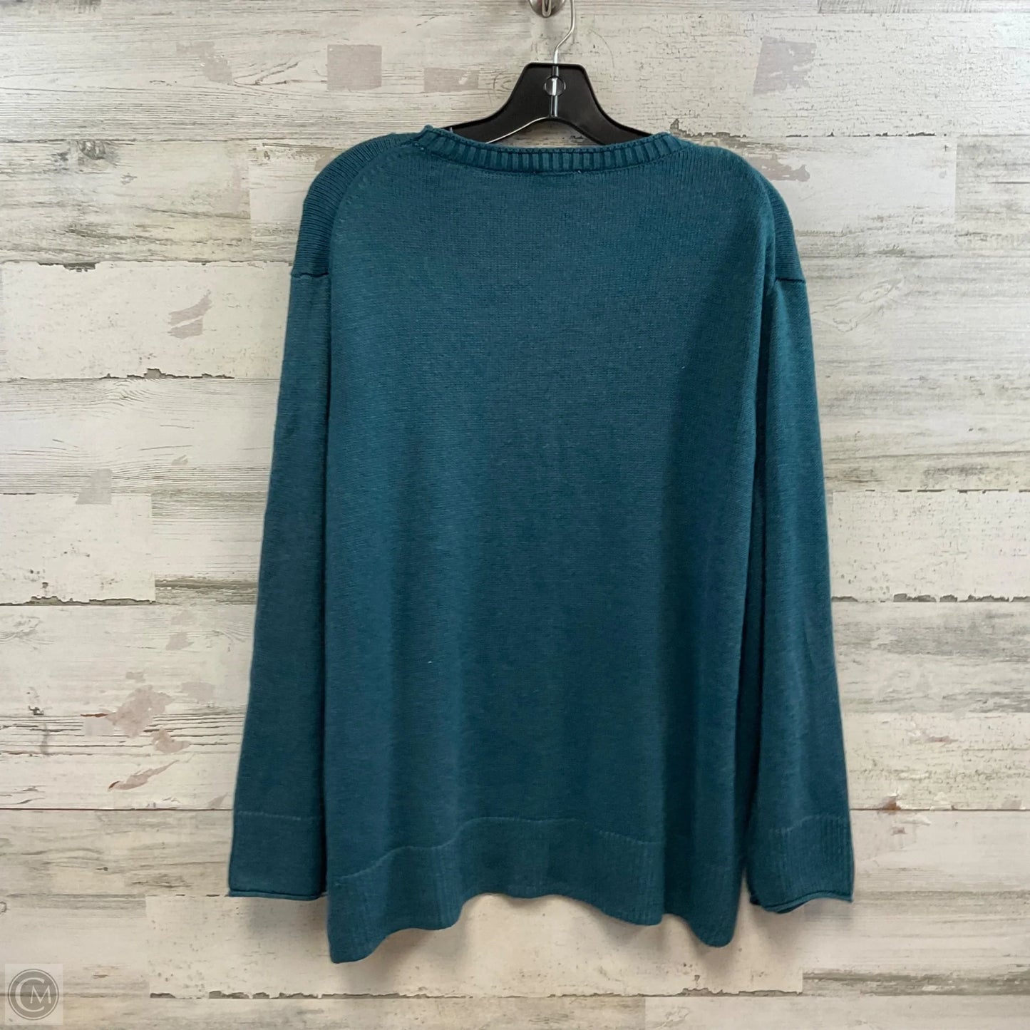 Sweater By Ella Moss In Blue, Size: Xxl