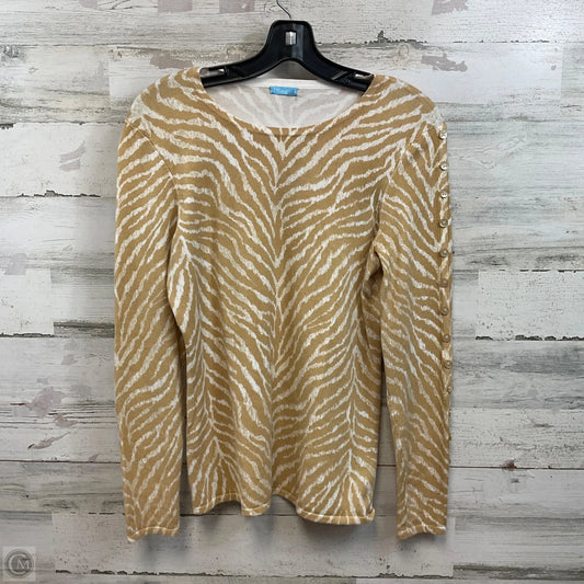 Top Long Sleeve By J Mclaughlin In Animal Print, Size: S