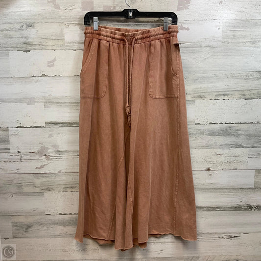 Pants Lounge By Artistic Works By Lu In Brown, Size: M