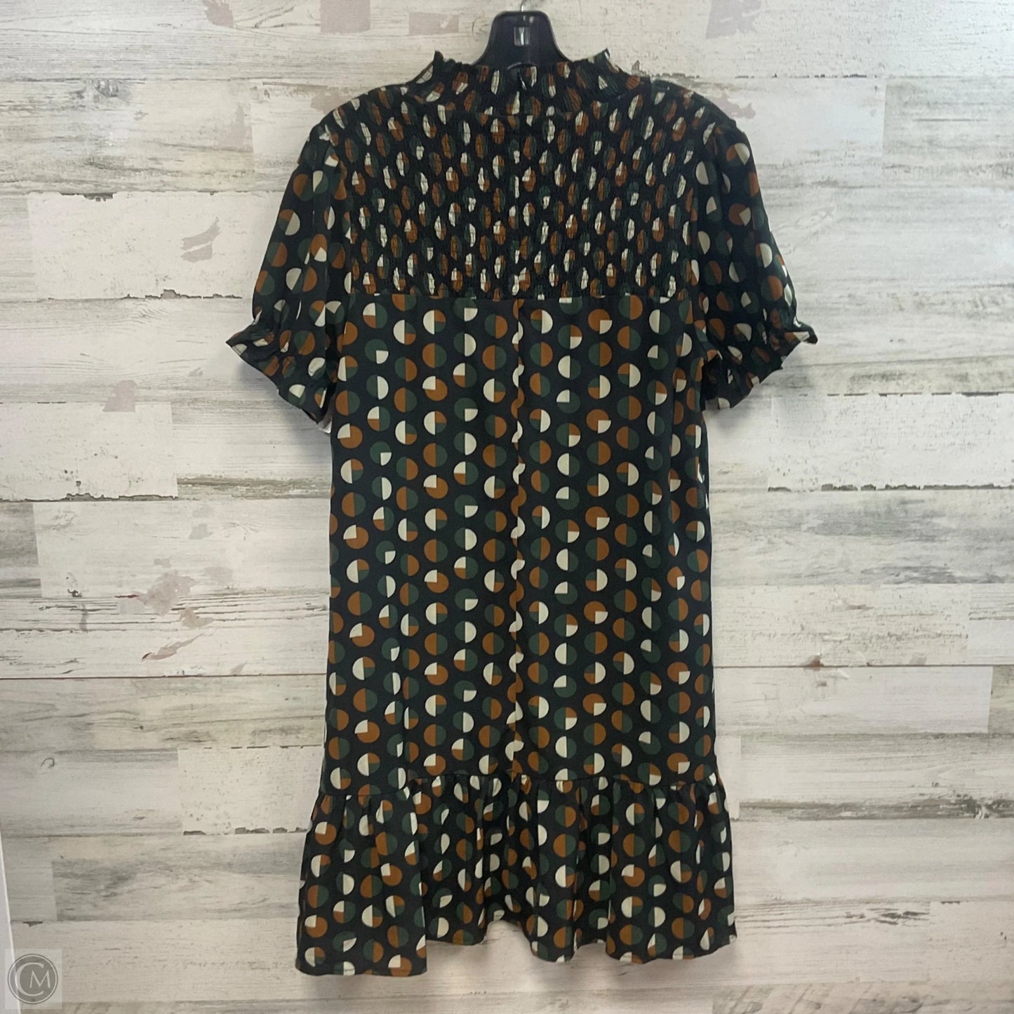 Dress Casual Short By Thml In Black & Brown, Size: M