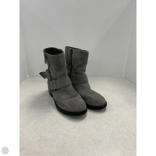 Boots Ankle Flats By Marc Fisher In Grey, Size: 9.5