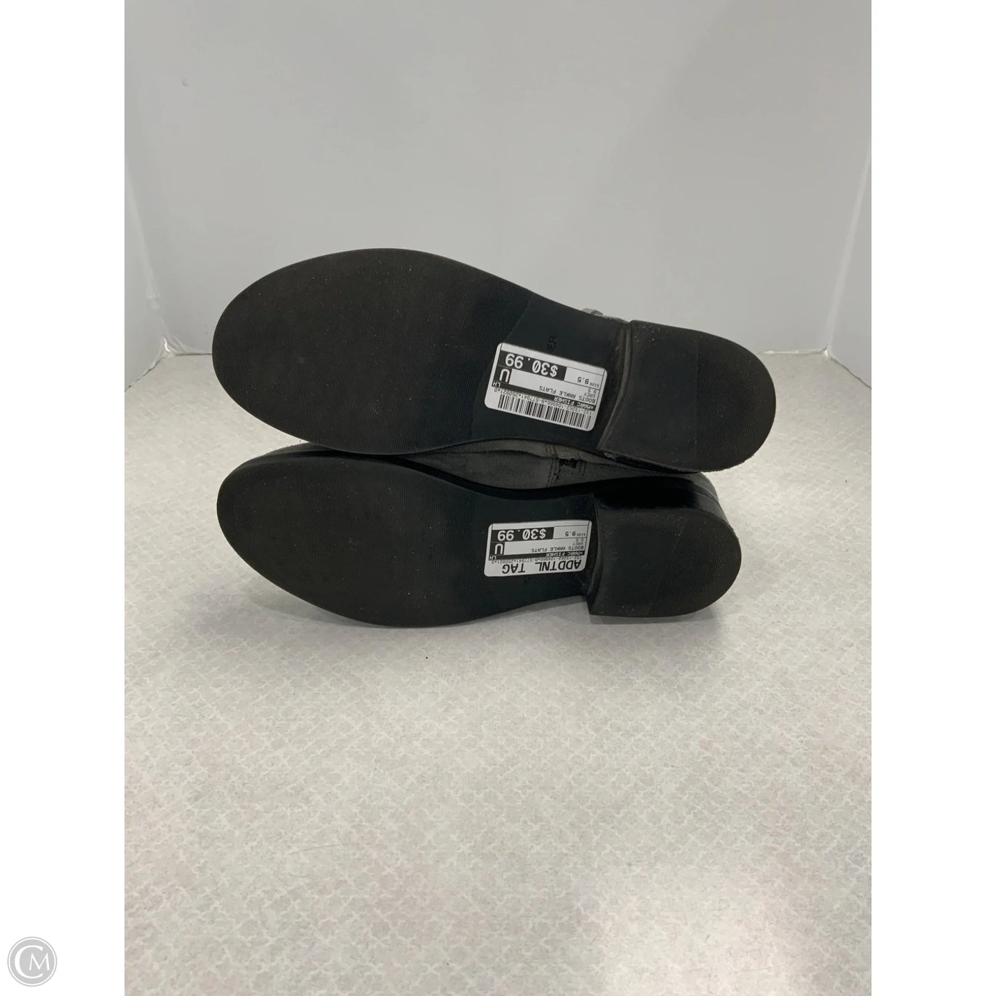 Boots Ankle Flats By Marc Fisher In Grey, Size: 9.5