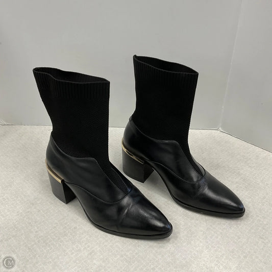 Boots Ankle Heels By Universal Standard In Black, Size: 10