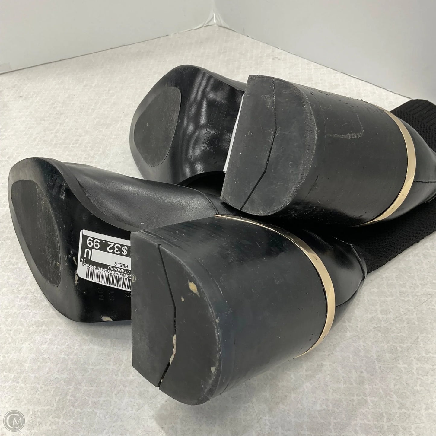 Boots Ankle Heels By Universal Standard In Black, Size: 10