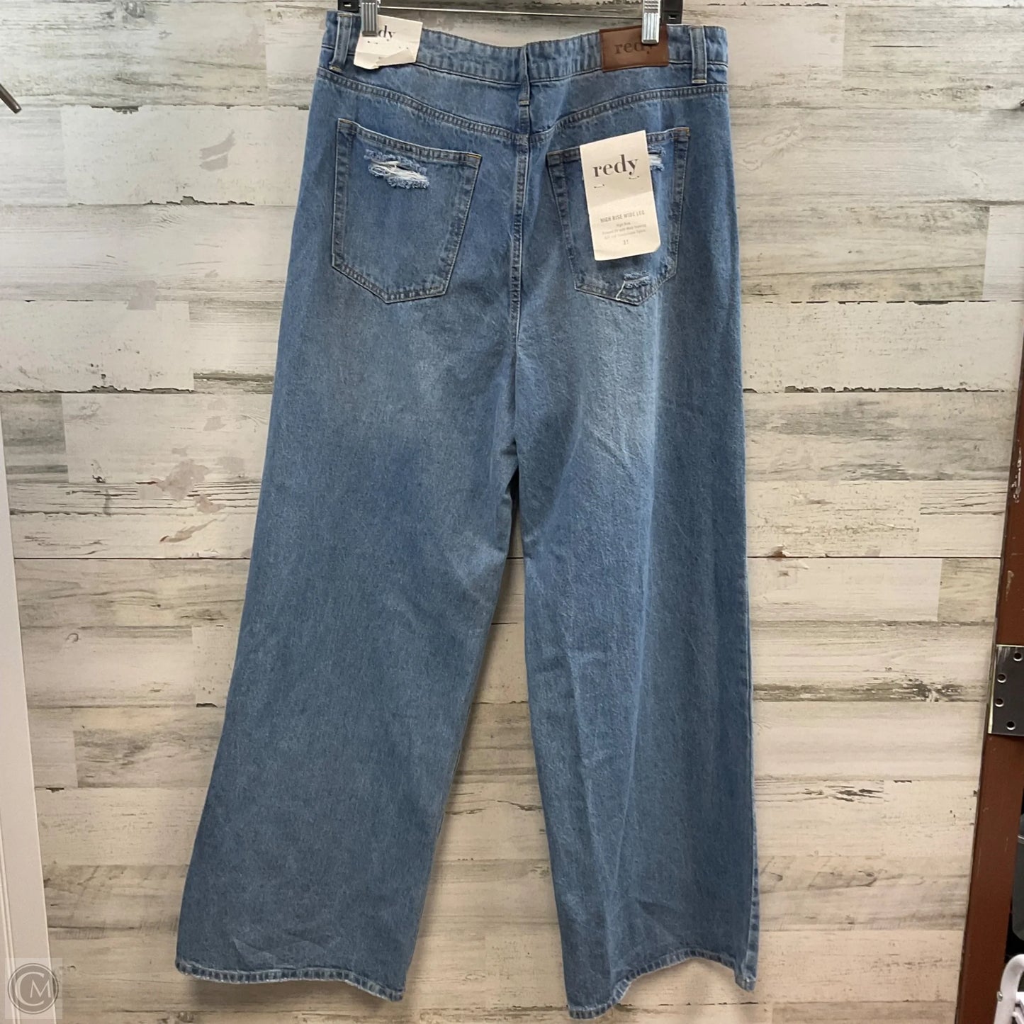 Jeans Wide Leg By REDY In Blue Denim, Size: 12