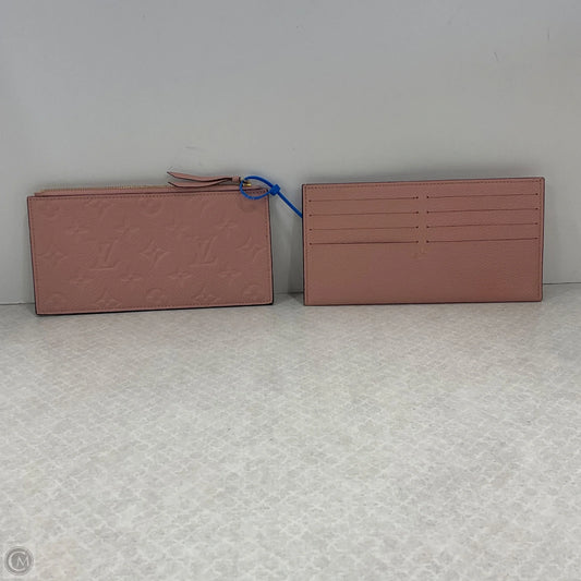 Wallet Luxury Designer By Louis Vuitton, Size: Small