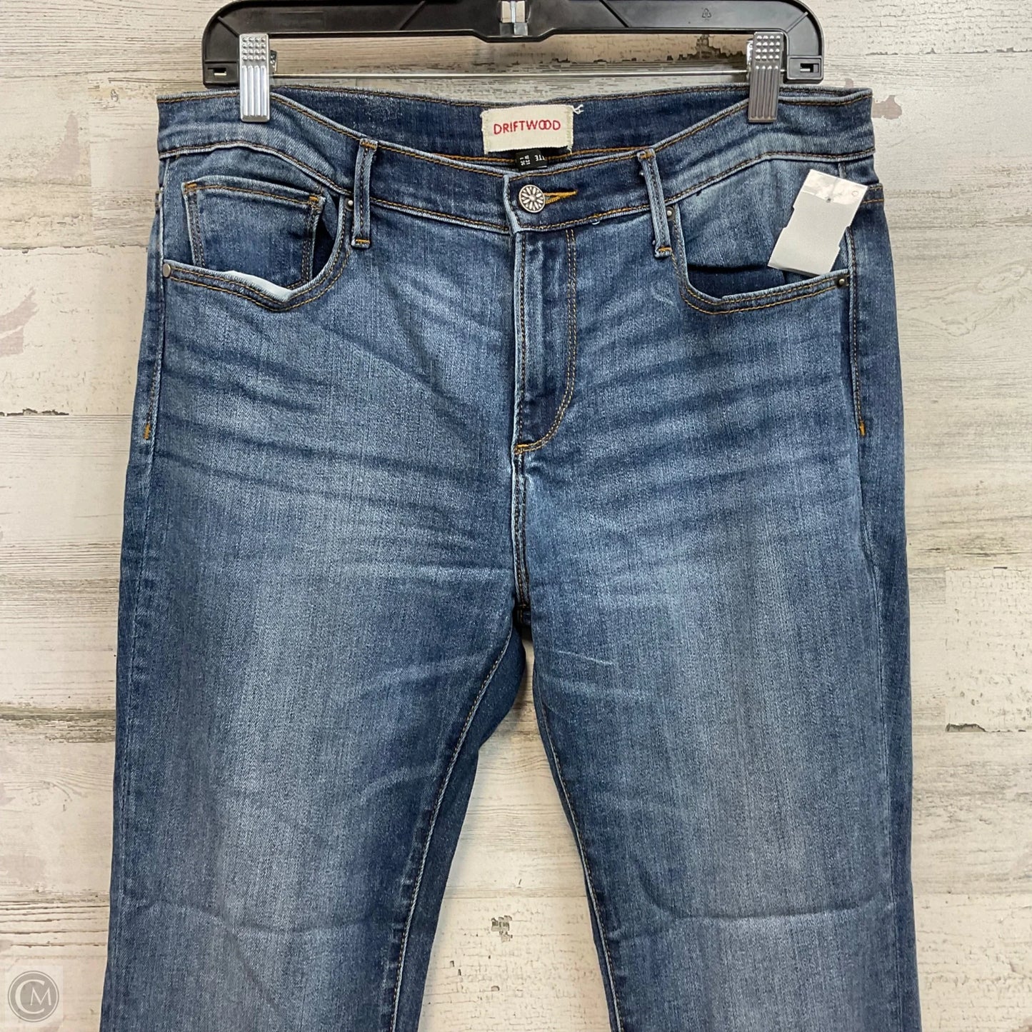 Jeans Straight By Driftwood In Blue Denim, Size: 12