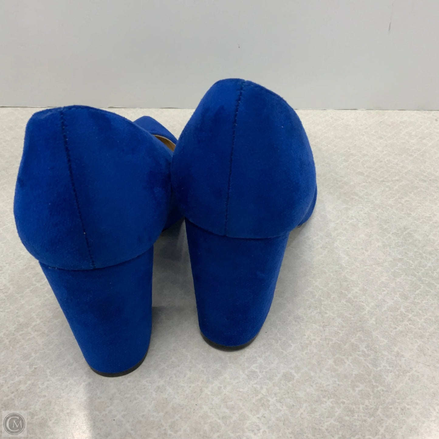 Shoes Heels Block By Nine West In Blue, Size: 9