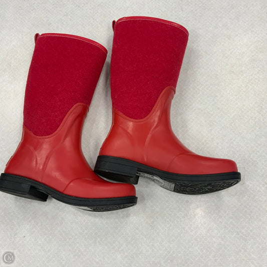 Boots Rain By Ugg In Red, Size: 8