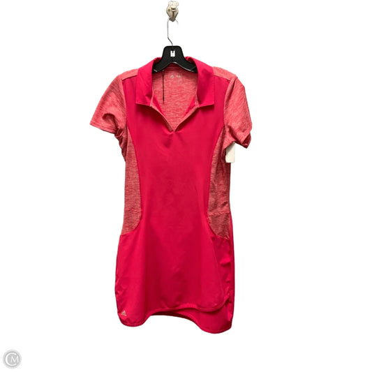 Athletic Dress By Adidas In Red, Size: S