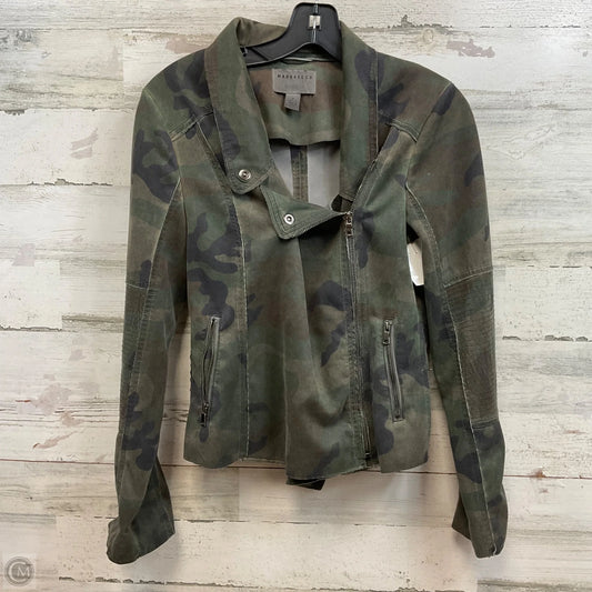 Jacket Moto By Marrakech In Camouflage Print, Size: M