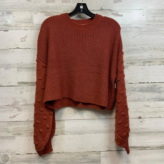 Sweater By Favlux In Brown, Size: L