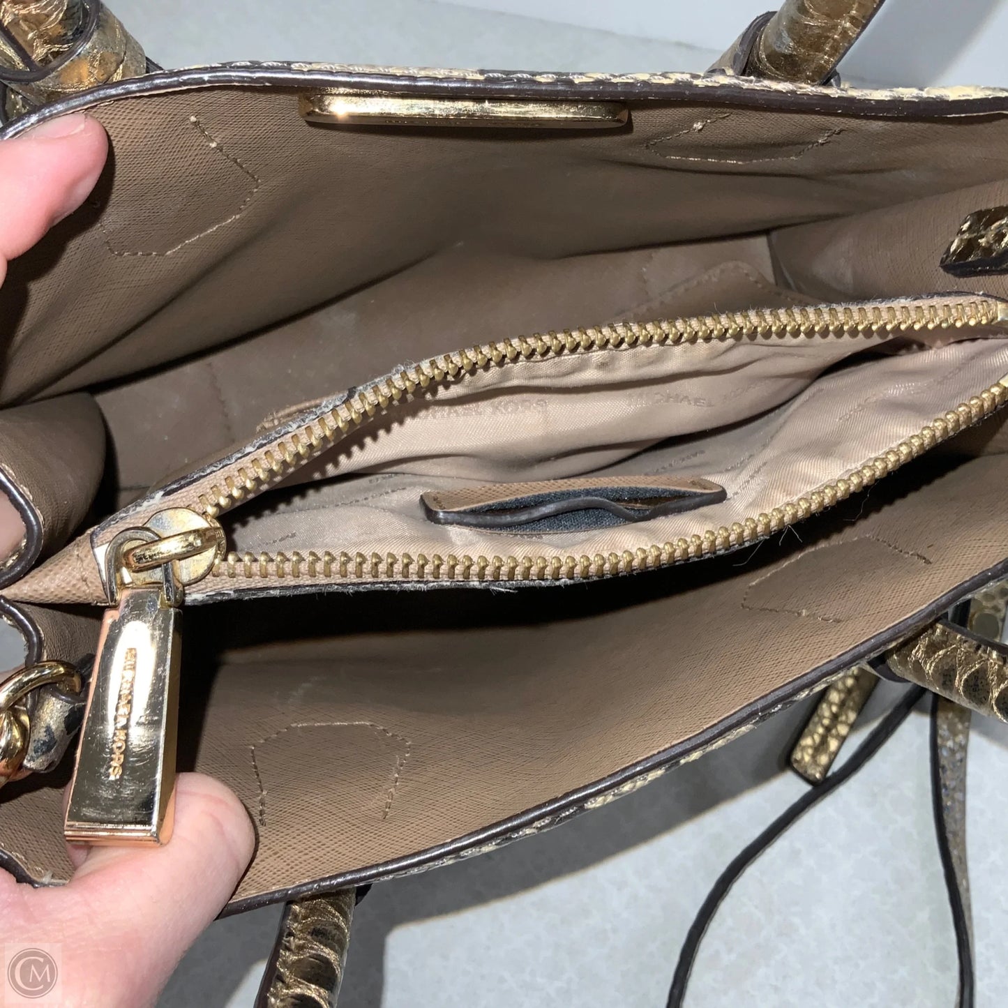 Handbag Designer By Michael Kors, Size: Small