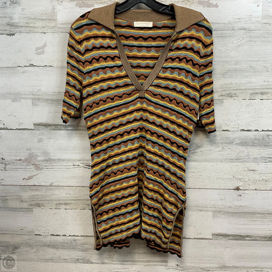 Tunic Short Sleeve By Ulla Johnson In Brown, Size: S