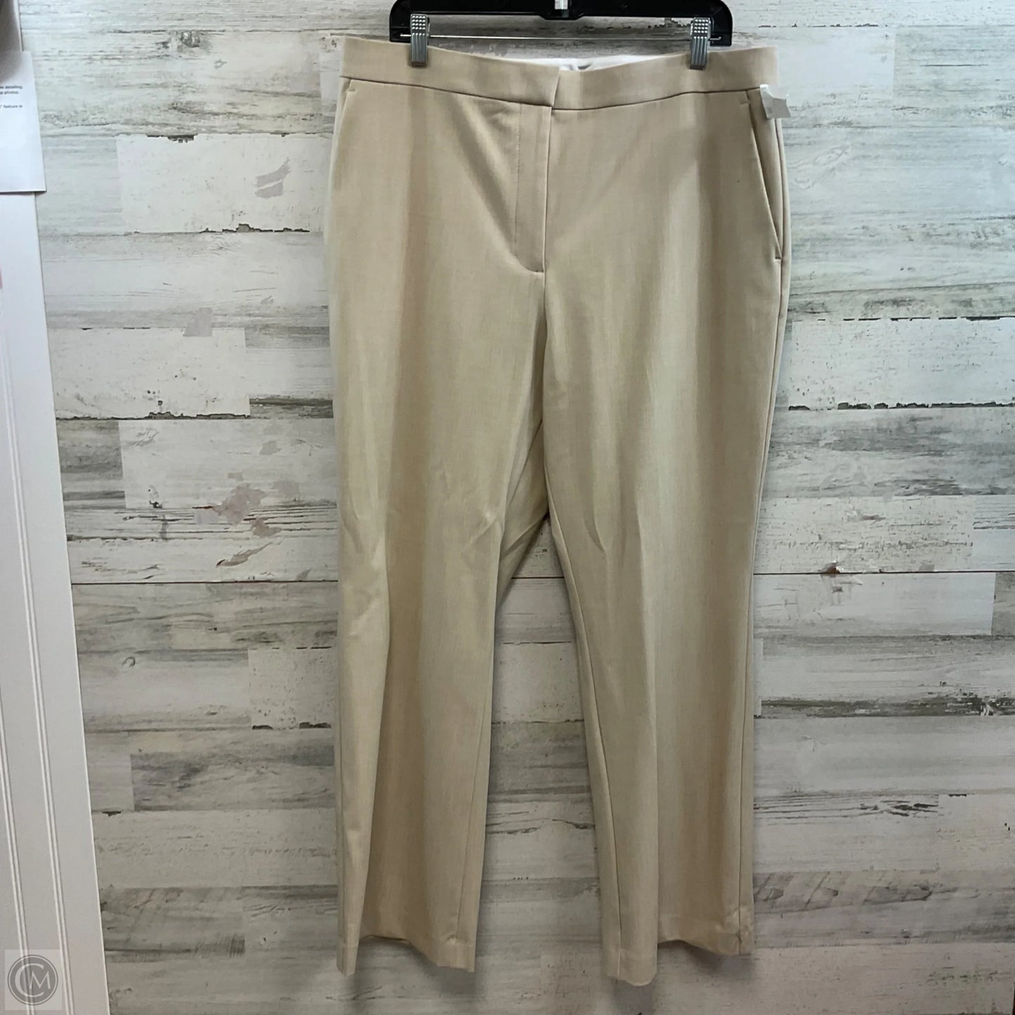 Pants Suit 2pc By Ann Taylor In Beige, Size: 16 petite