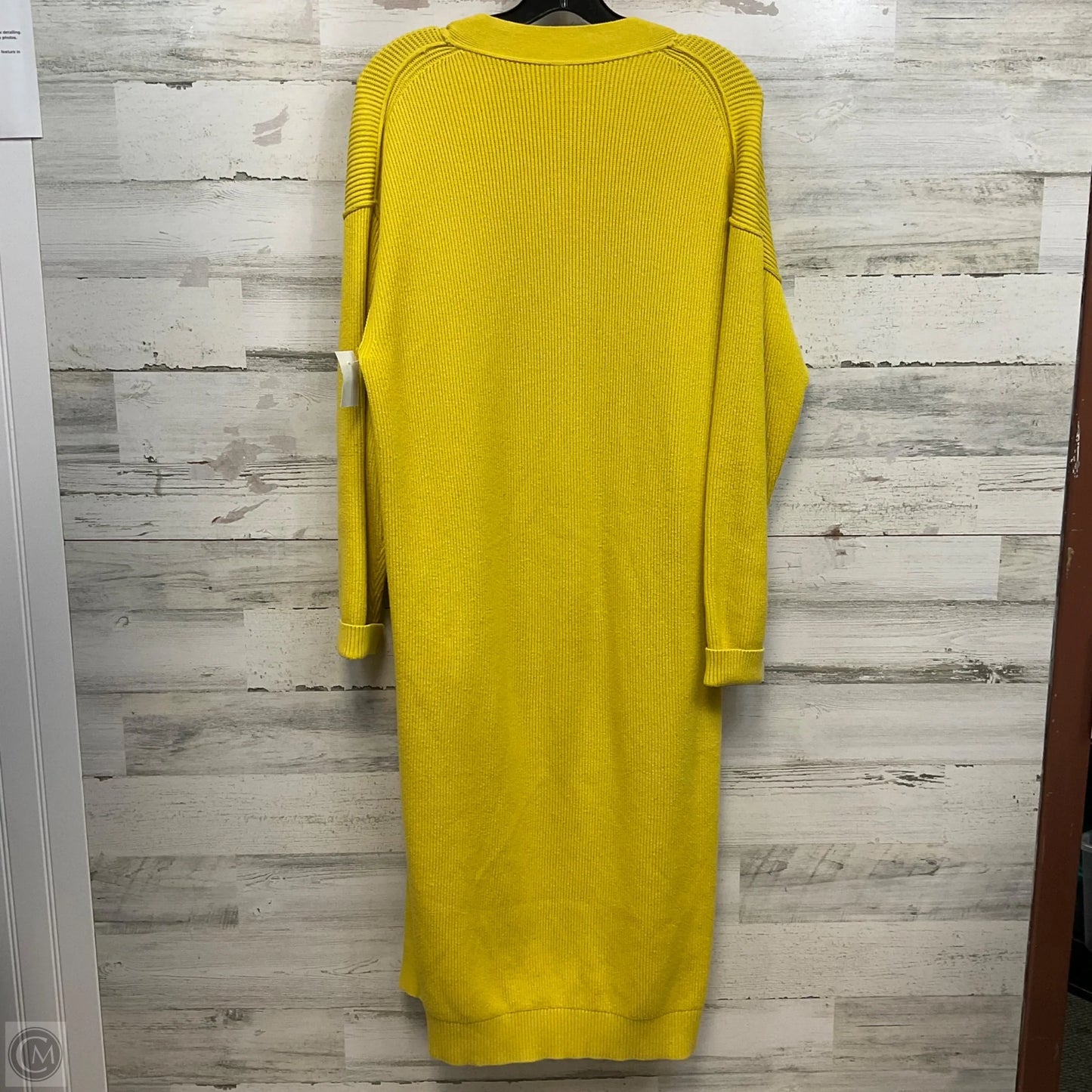 Sweater Cardigan By Free People In Yellow, Size: S