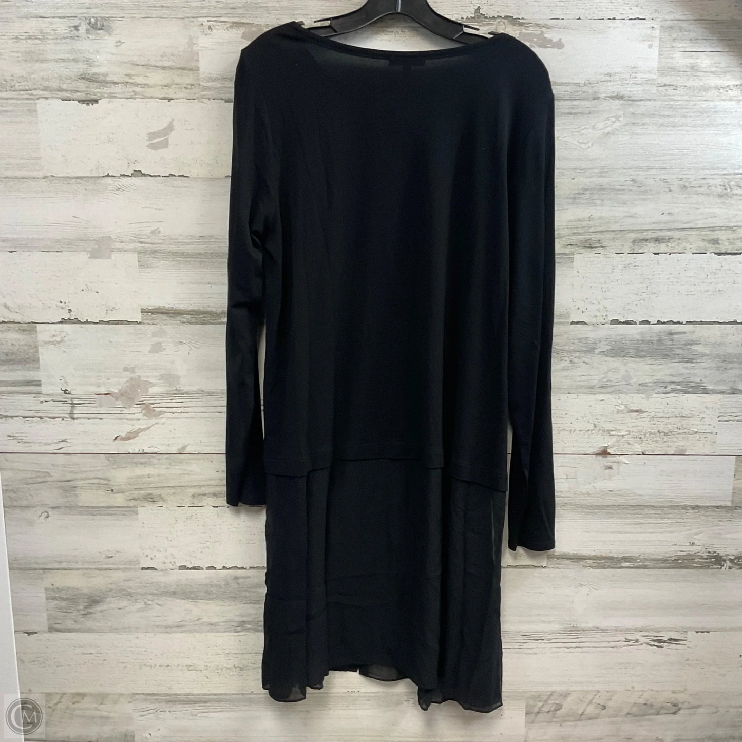 Tunic Long Sleeve By Eileen Fisher In Black, Size: Xl