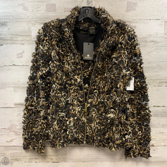 Top 2pc Long Sleeve By Radzoli In Animal Print, Size: S