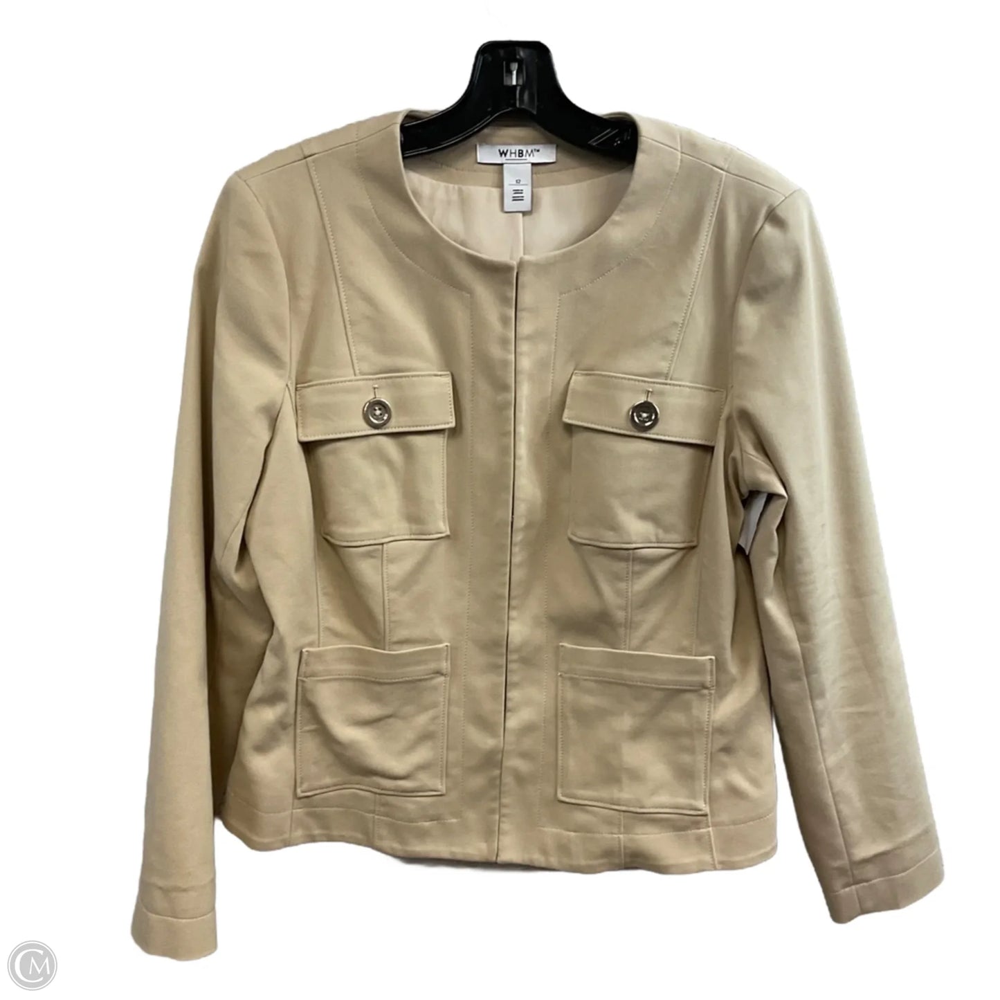 Jacket Other By White House Black Market In Tan, Size: L