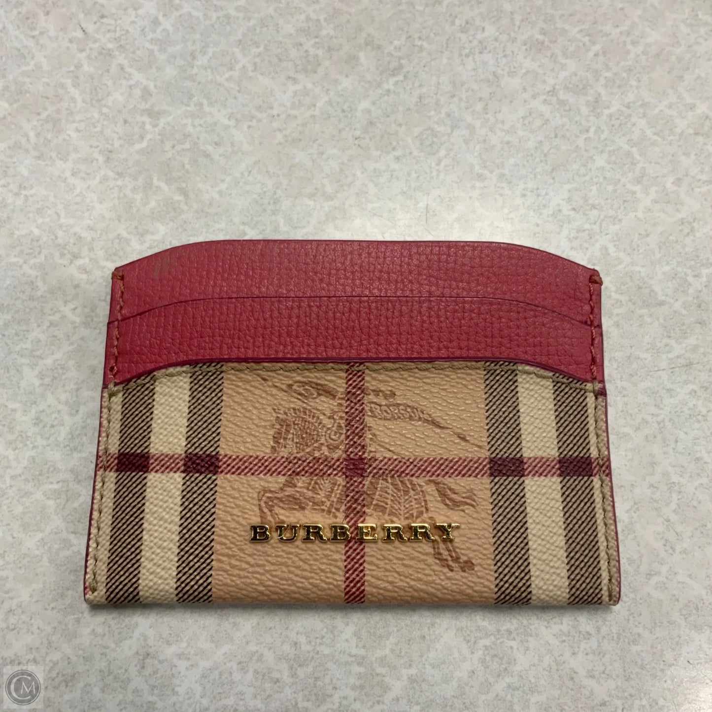 Id/card Holder Luxury Designer By Burberry, Size: Small