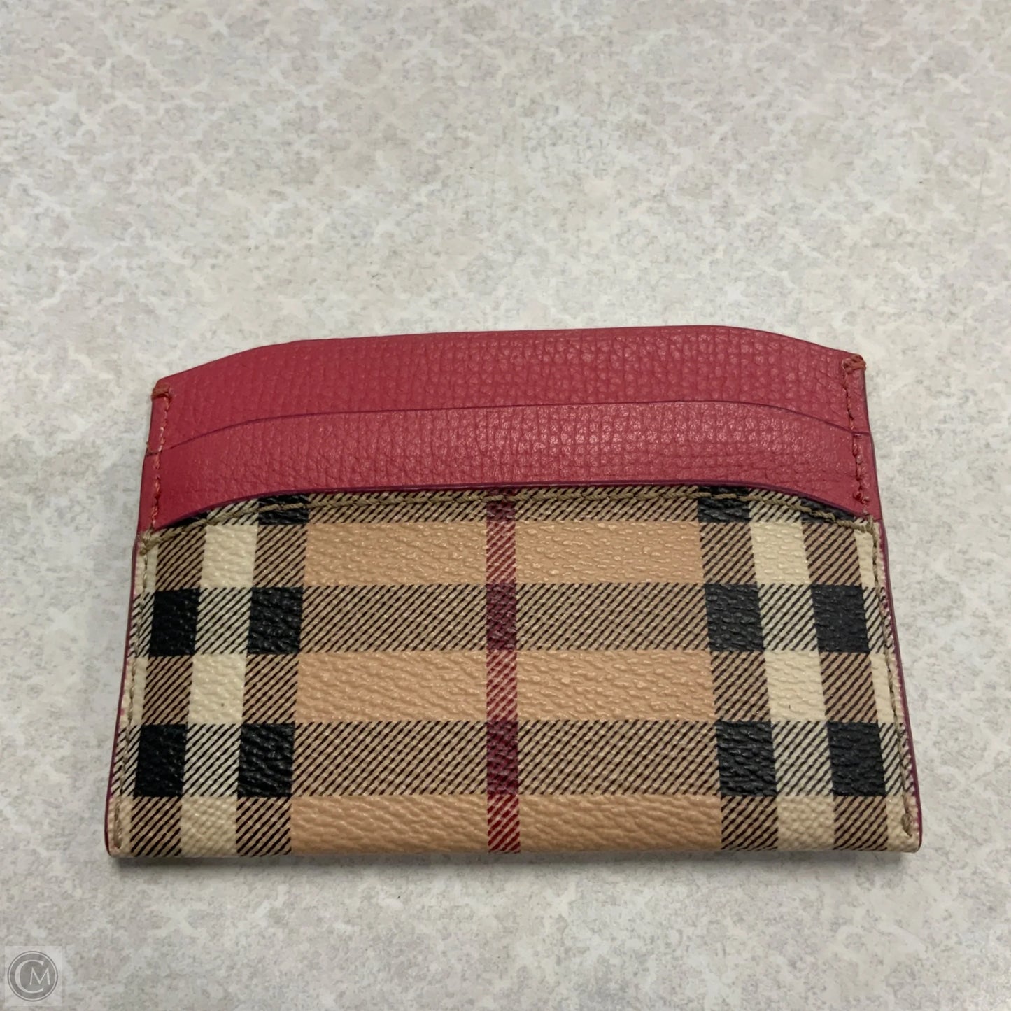 Id/card Holder Luxury Designer By Burberry, Size: Small