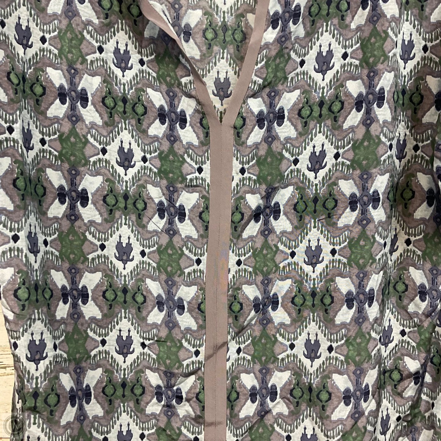 Blouse Designer By Tory Burch In Blue, Size: 12