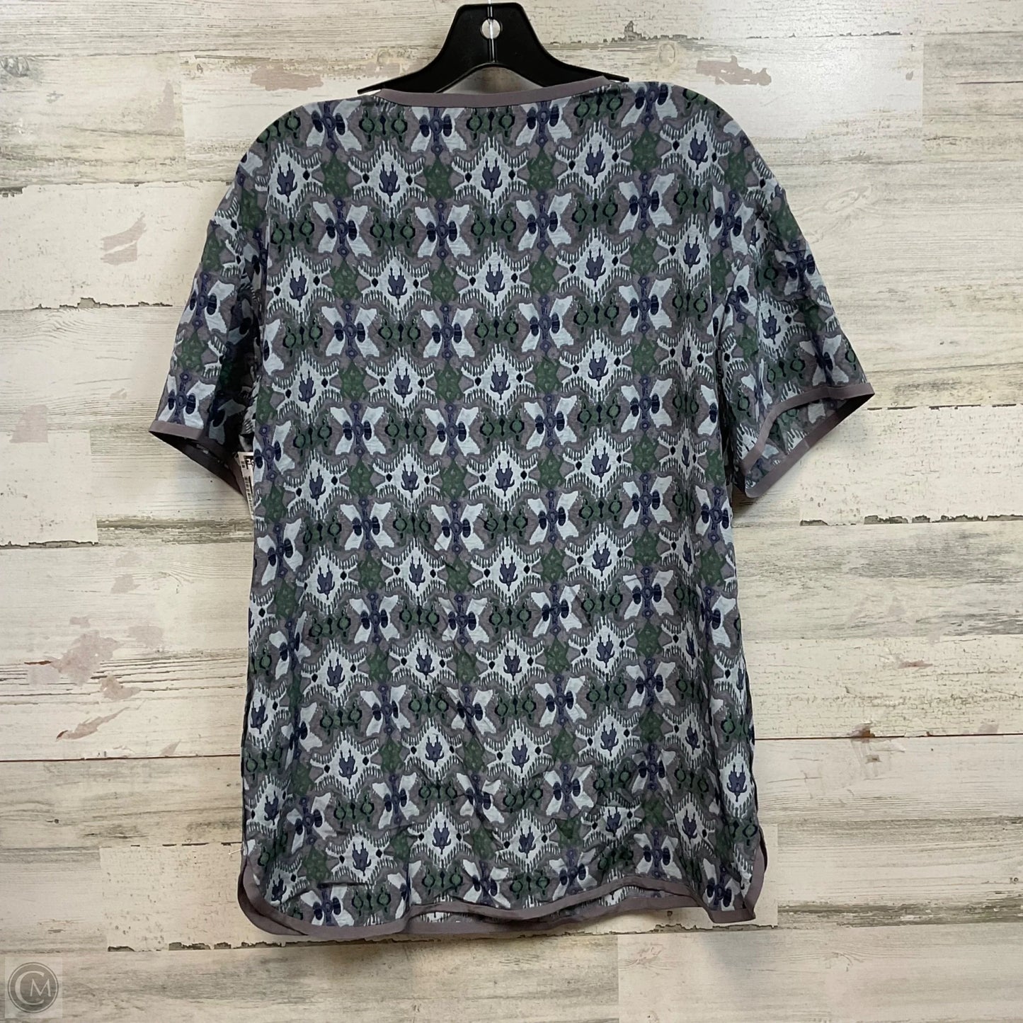 Blouse Designer By Tory Burch In Blue, Size: 12