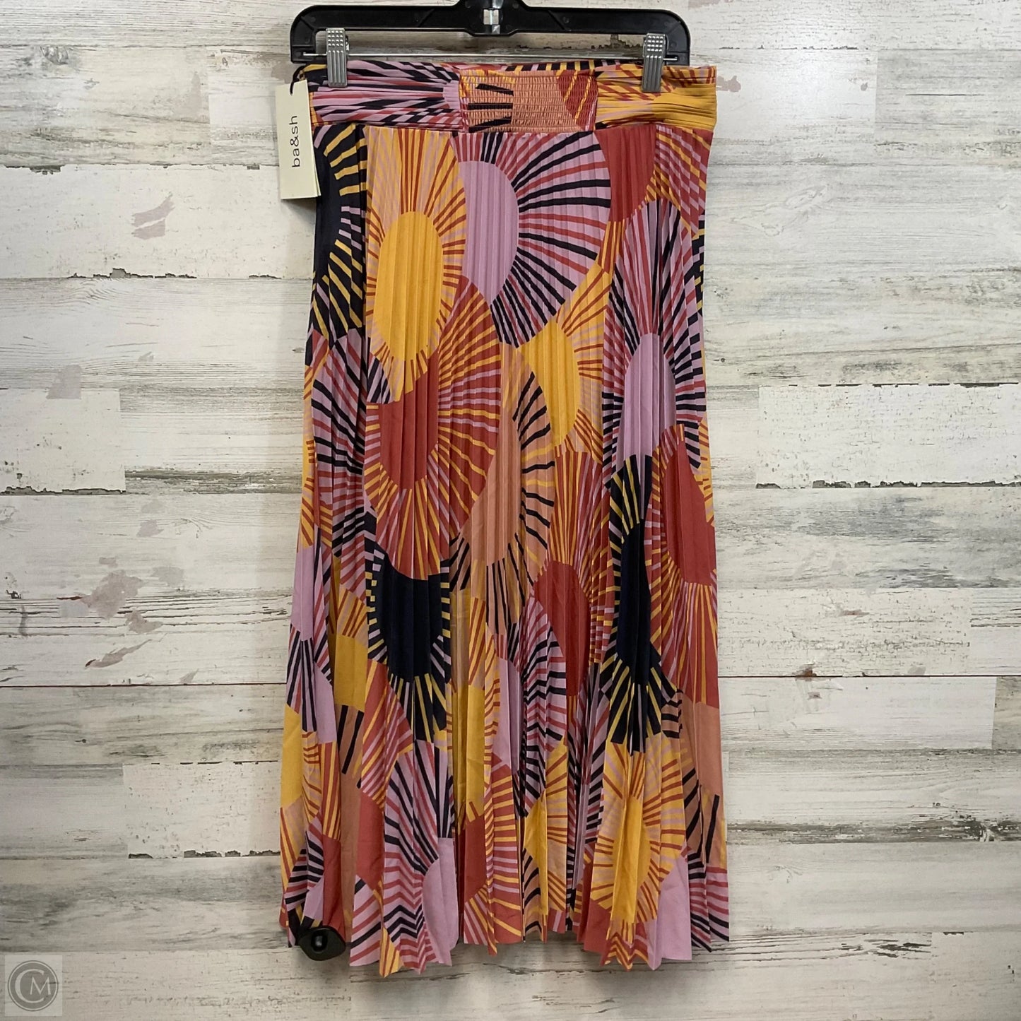 Skirt Maxi By BA&SH In Blue & Yellow, Size: L