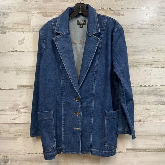 Blazer By Abbott Elementary In Blue Denim, Size: M