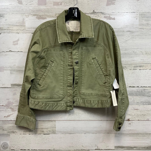 Jacket Denim By Pilcro In Green Denim, Size: S