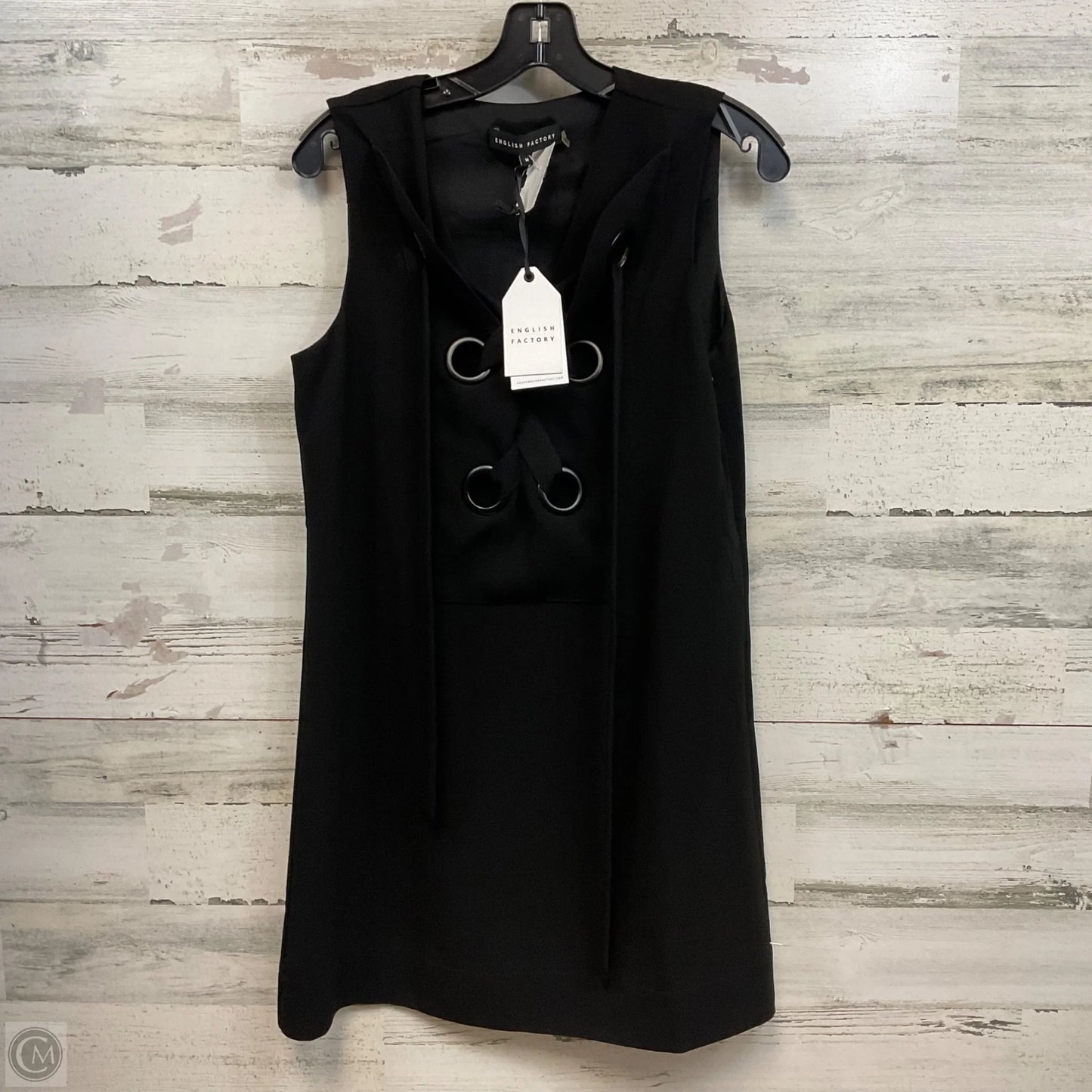 Dress Work By English Factory In Black, Size: M