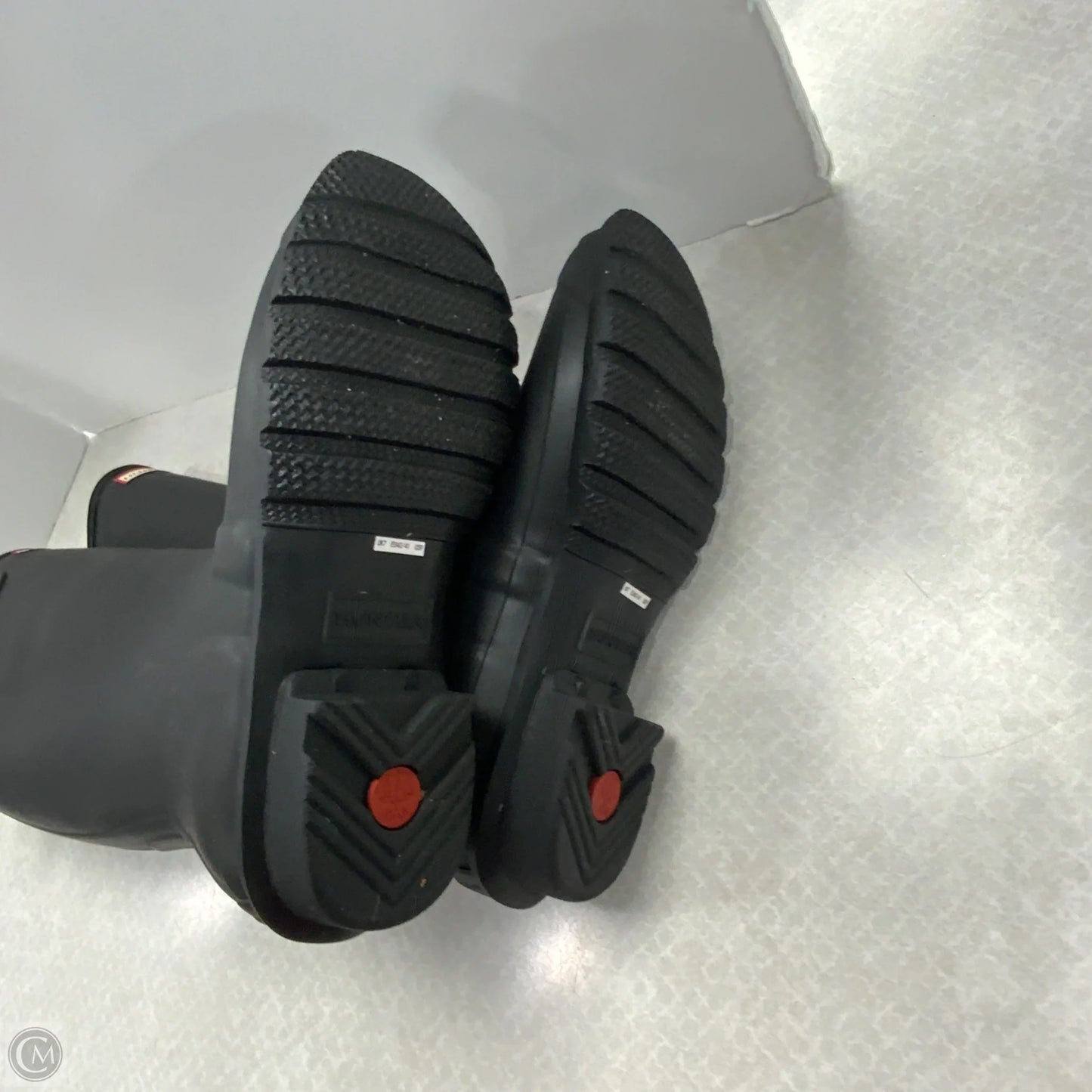 Boots Rain By Hunter In Black, Size: 9