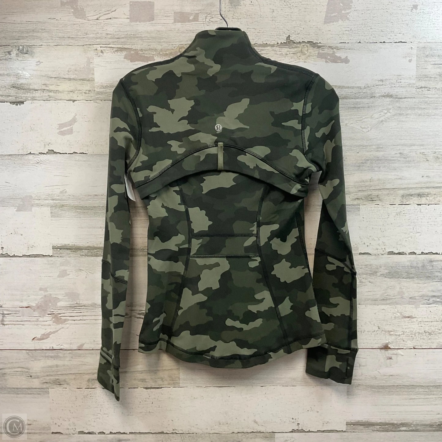 Athletic Jacket By Lululemon In Camouflage Print, Size: Xs