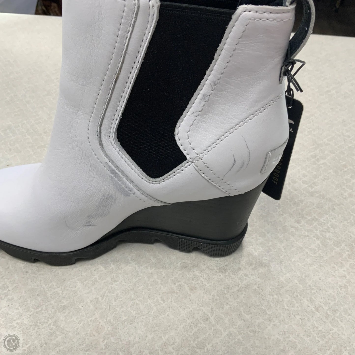 Boots Ankle Heels By Sorel In White, Size: 7