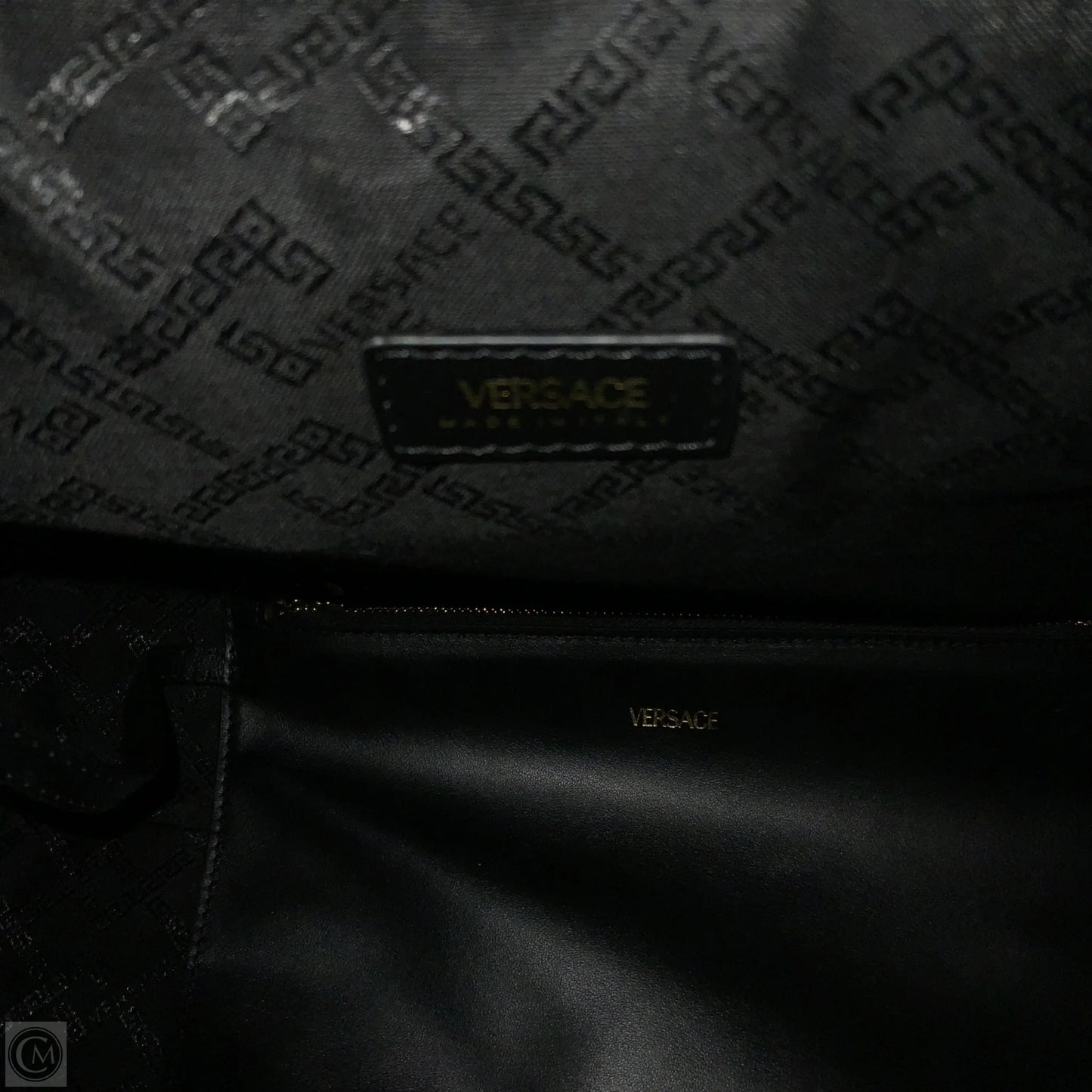 Tote Luxury Designer By Versace, Size: Large