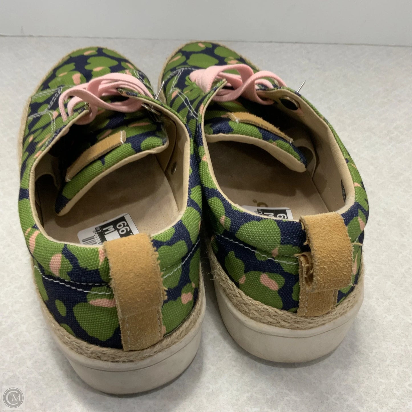 Shoes Sneakers By Spenco In Green, Size: 9.5