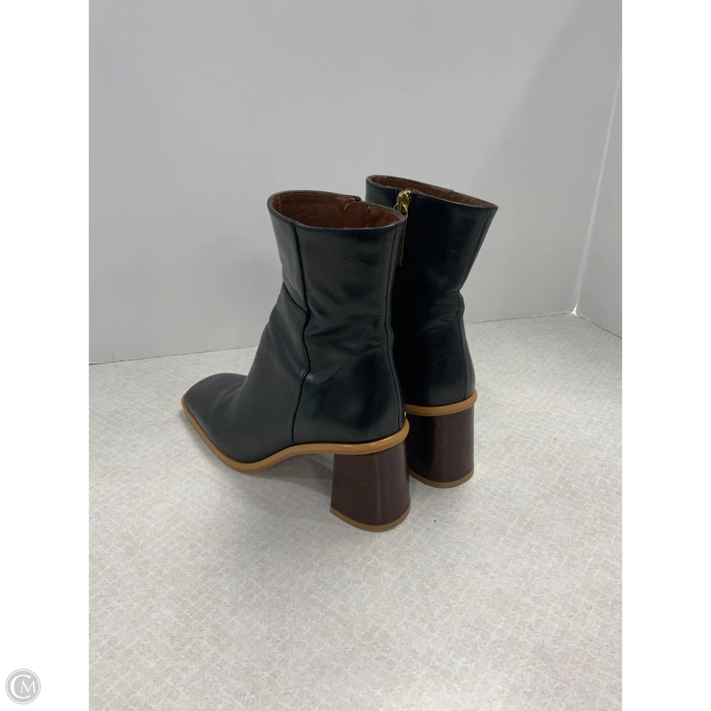 Boots Ankle Heels By Alohas In Black, Size: 6