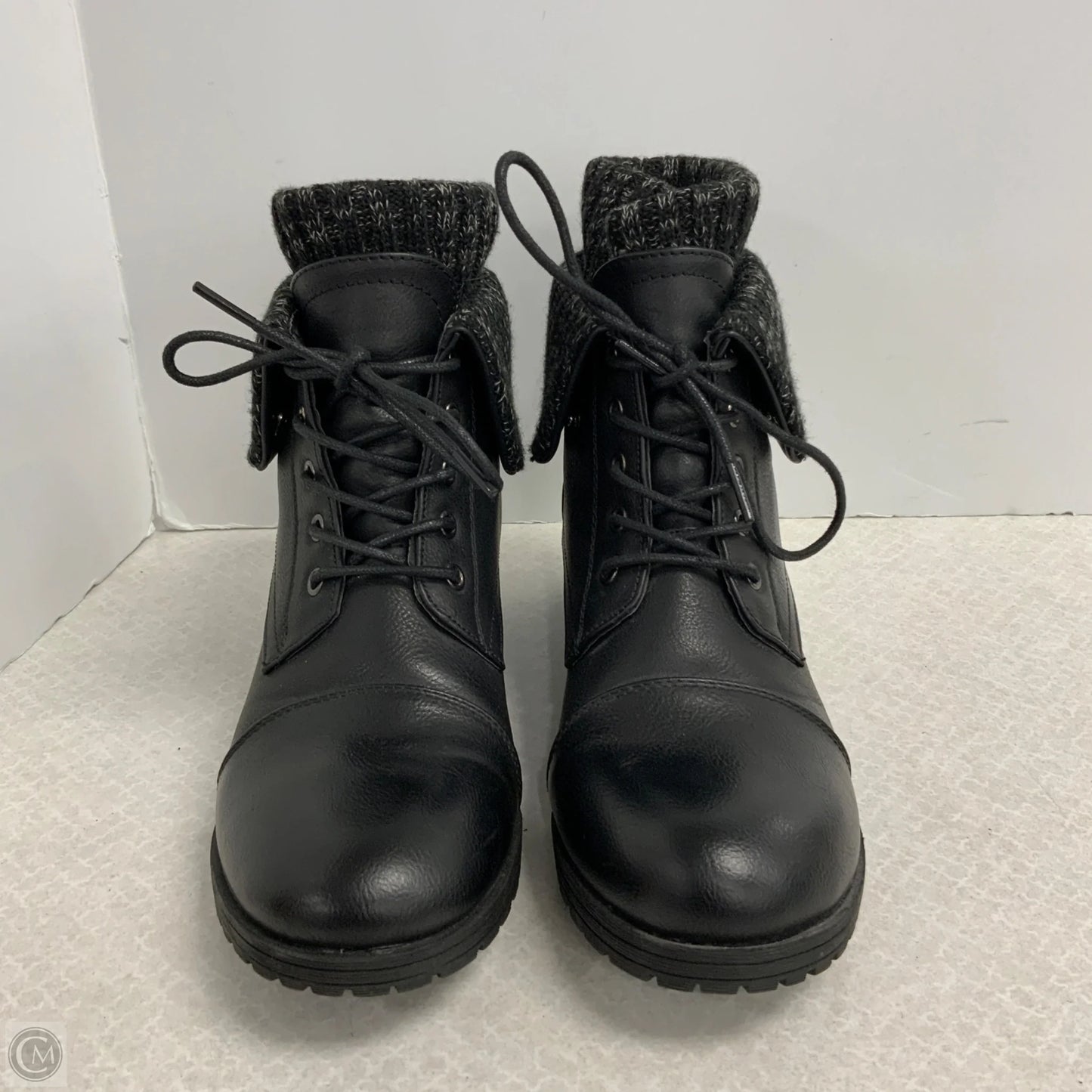 Boots Ankle Flats By Jessica Cline In Black, Size: 9