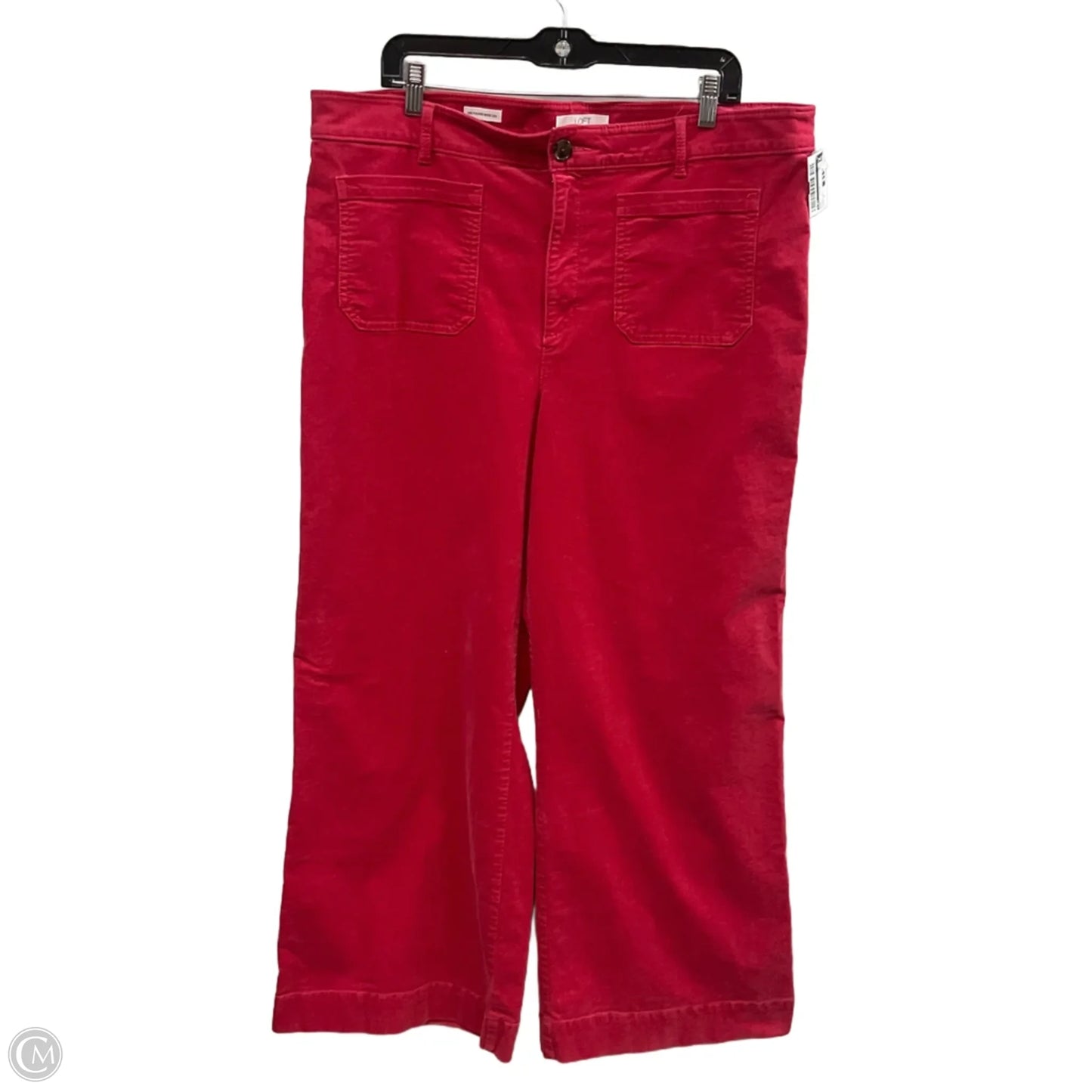 Pants Corduroy By Loft In Red, Size: 18