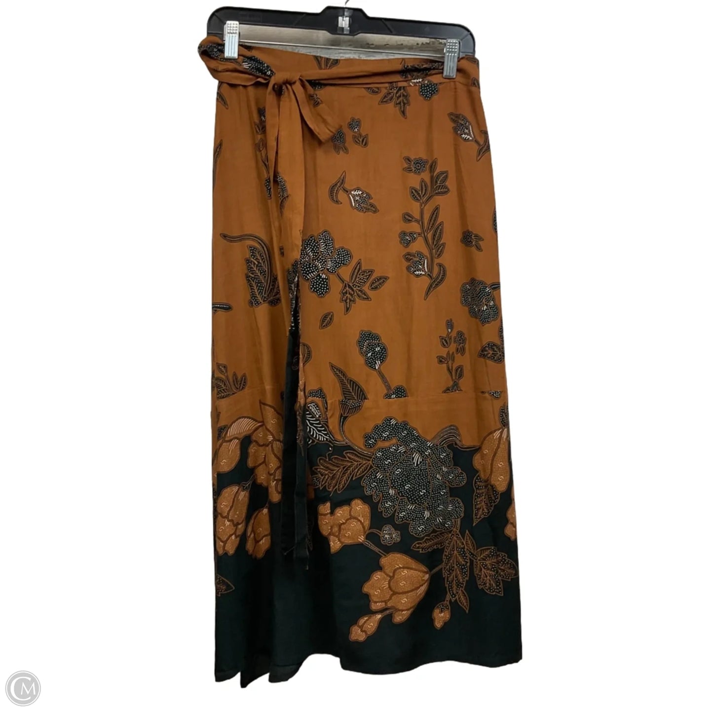 Skirt Maxi By Anthropologie In Brown, Size: L
