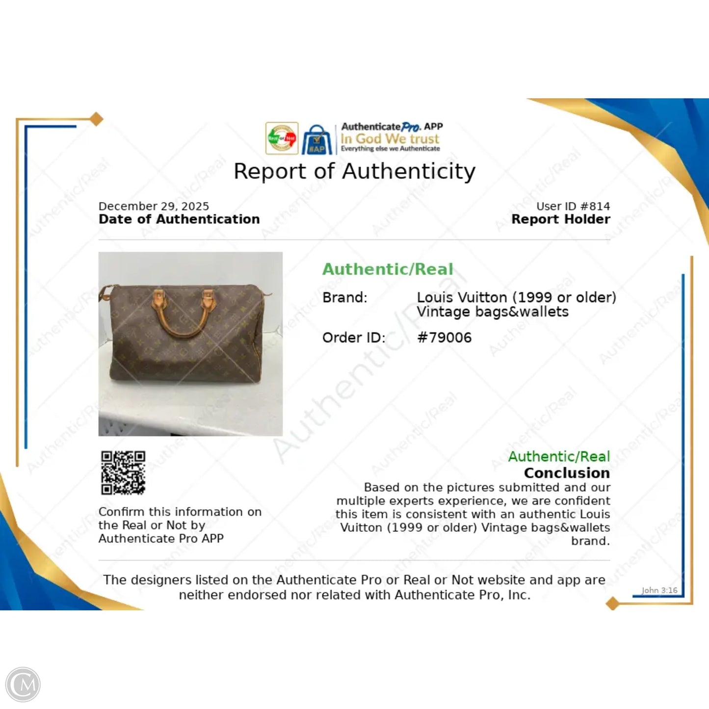 Handbag Luxury Designer By Louis Vuitton, Size: Medium