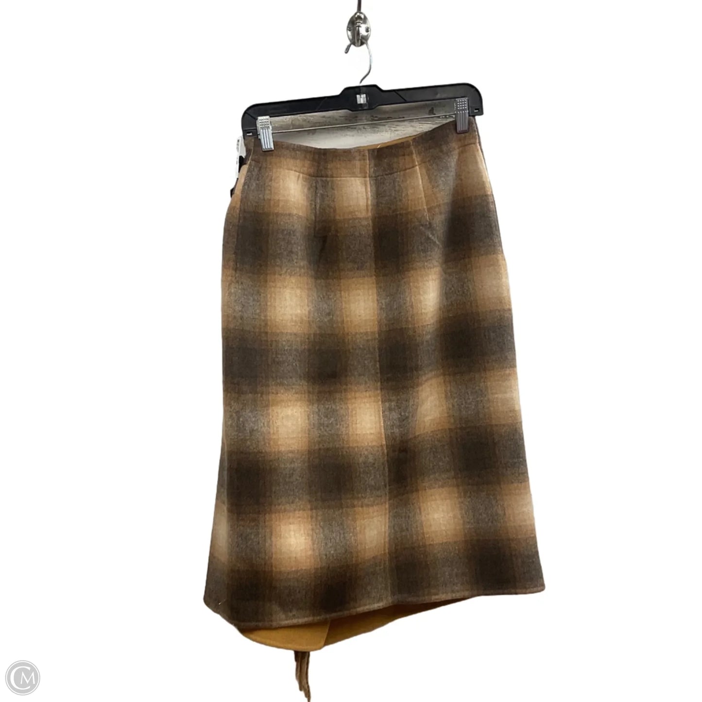 Skirt Midi By Banana Republic In Brown, Size: S