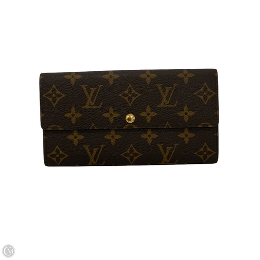 Wallet Luxury Designer By Louis Vuitton, Size: Large