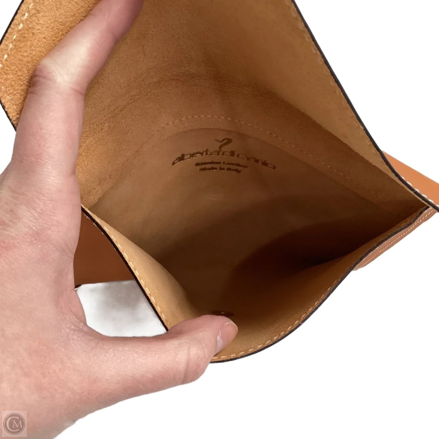 Crossbody Leather By Alerta Di Canio, Size: Small