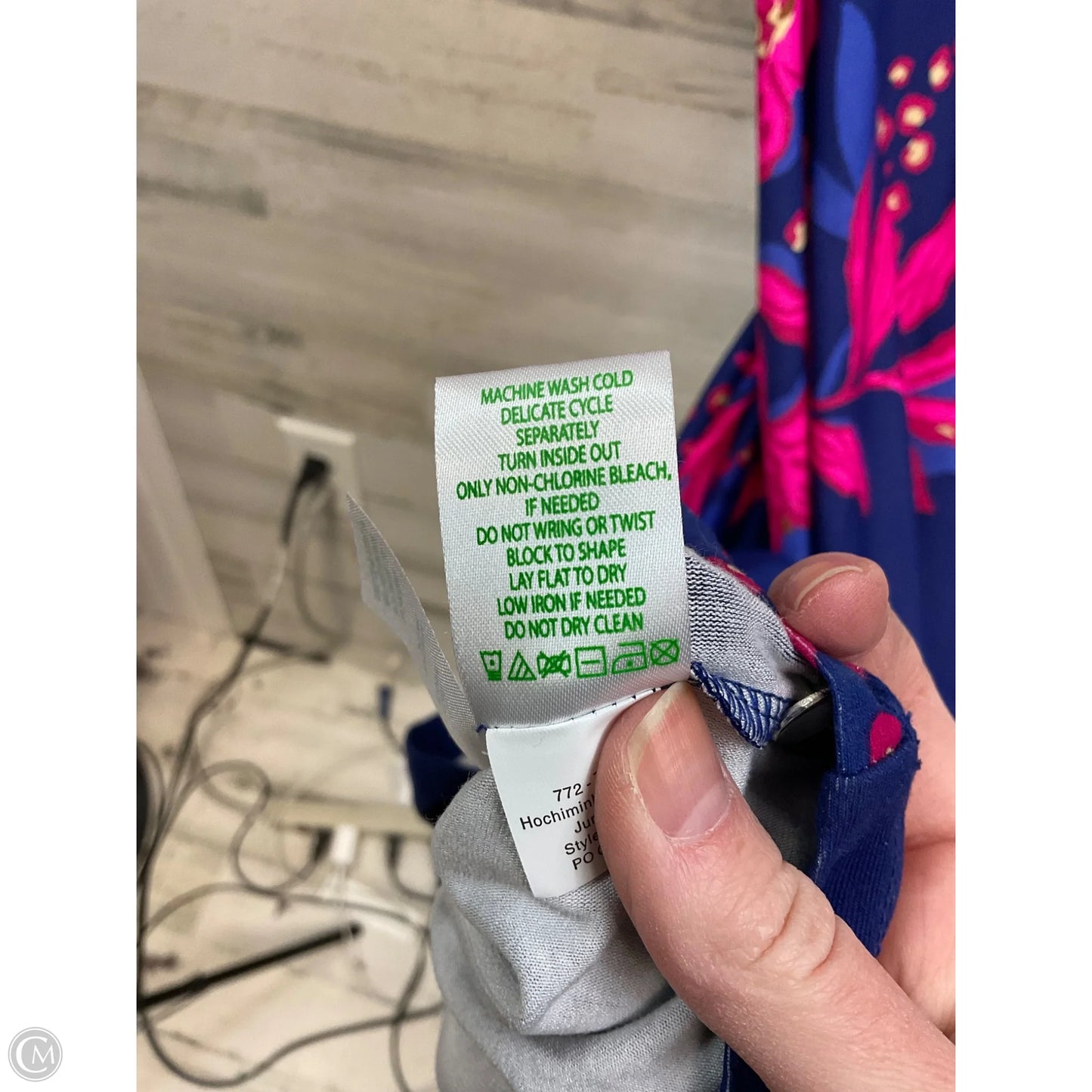 Dress Party Long By Lilly Pulitzer In Blue & Pink, Size: L