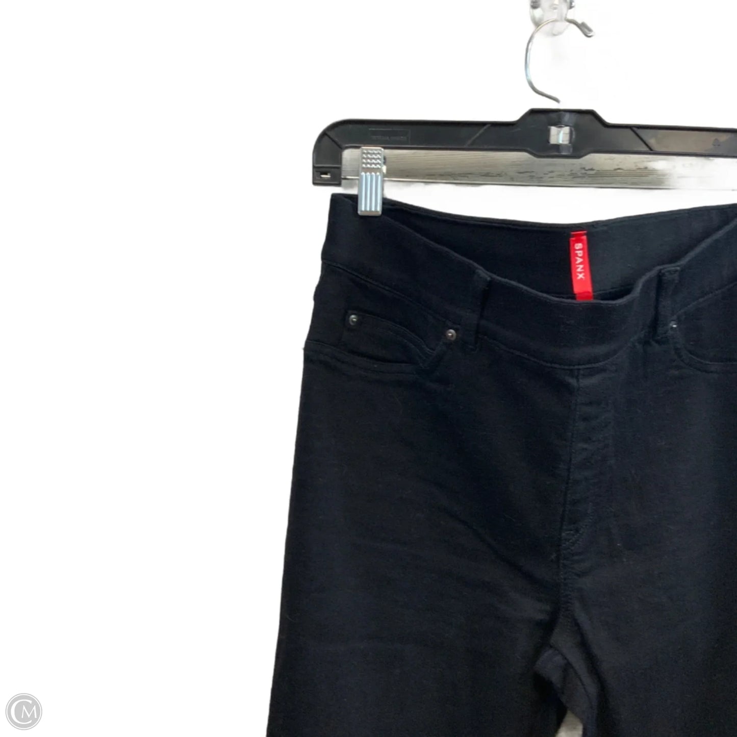 Jeans Boot Cut By Spanx In Black Denim, Size: L