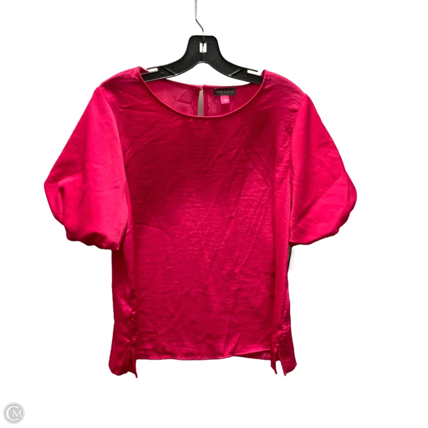 Top Short Sleeve By Vince Camuto In Pink, Size: L