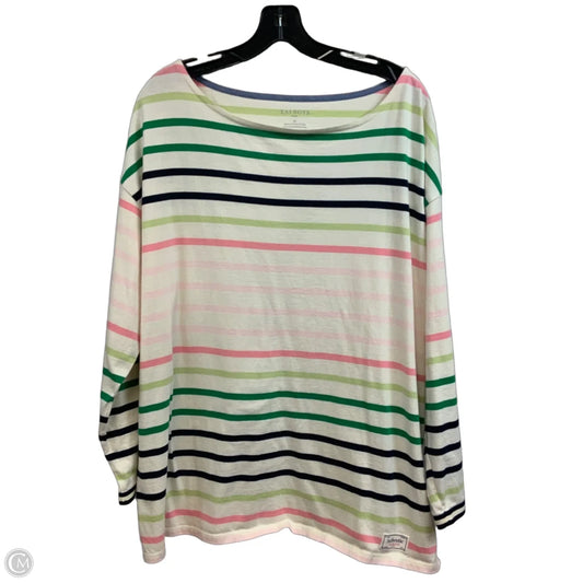 Top 3/4 Sleeve By Talbots In White, Size: 2x