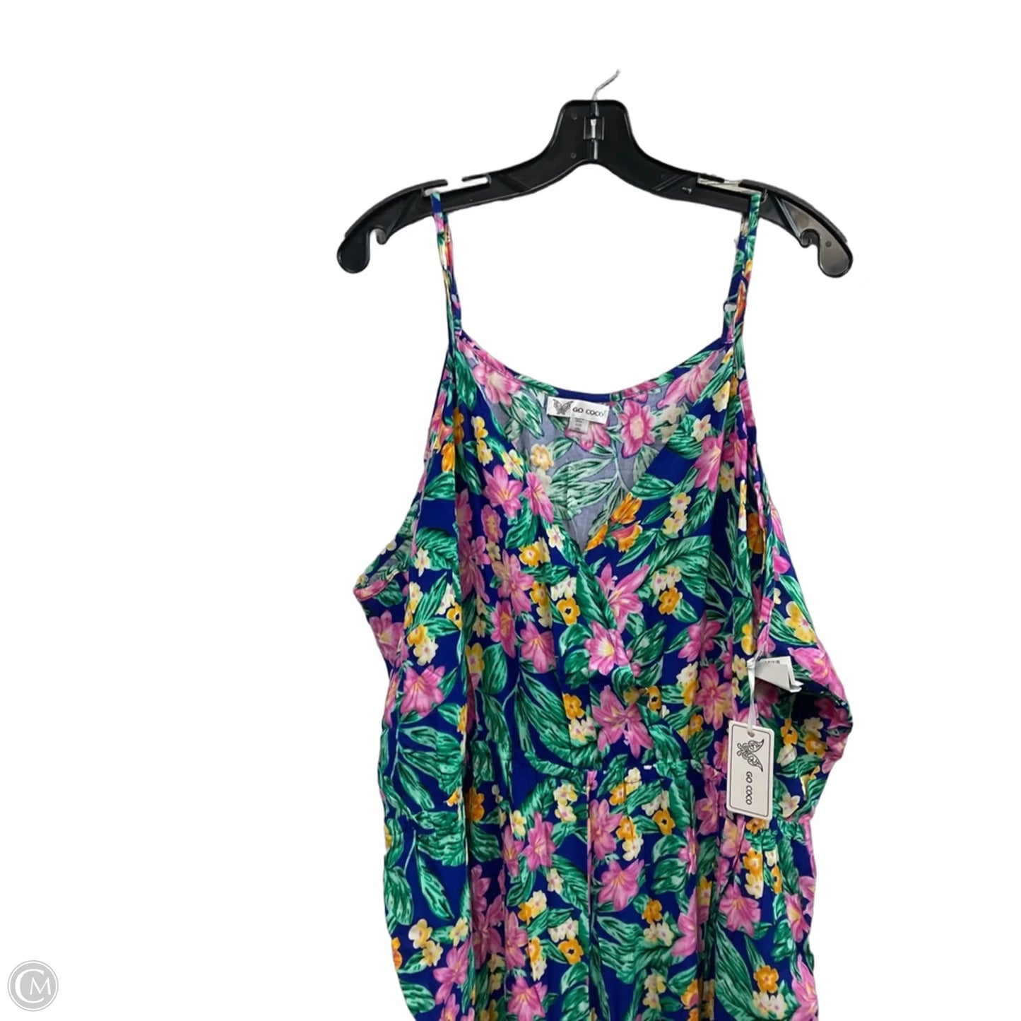 Jumpsuit By GO COCO In Blue & Green, Size: 3x
